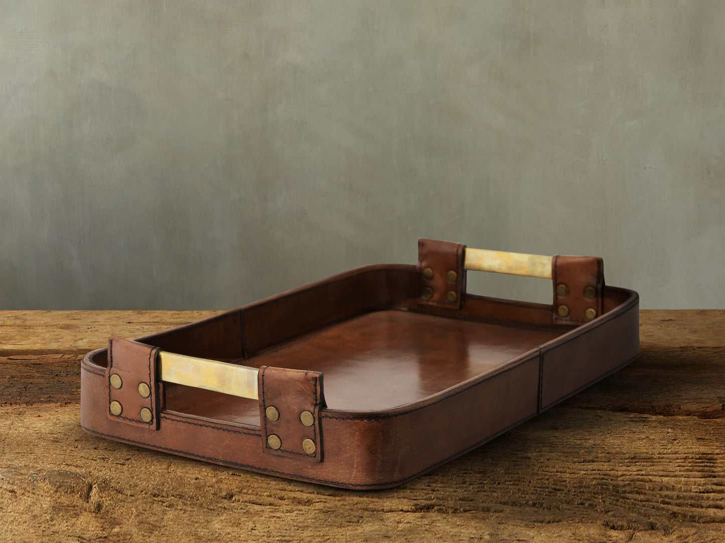 Andres Leather Tray